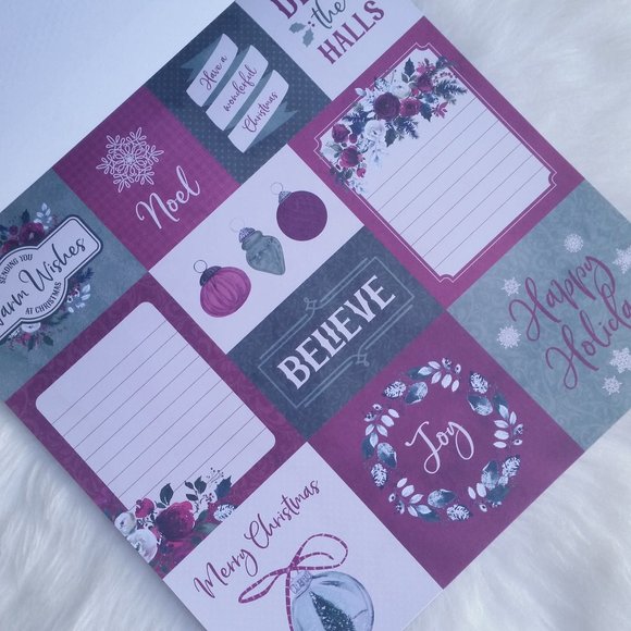 Last One! Festive Gilded Berry Paper Pad by Craft Smart - Picture 9 of 12